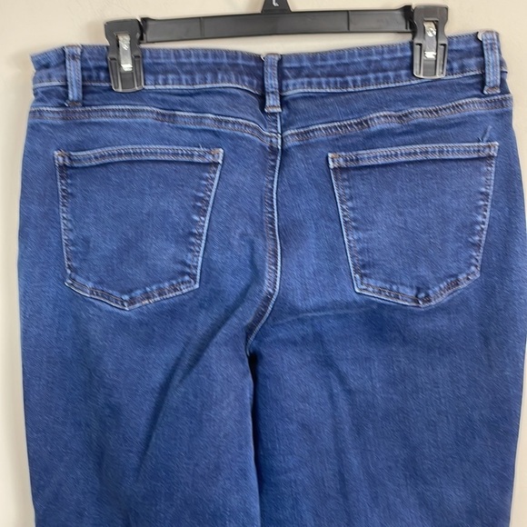 Talbots Dark wash curvy jeans petite size 12P - Picture 4 of 7